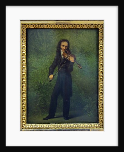 Portrait of Niccolò Paganini, 1830-1831 by Georg Friedrich Kersting