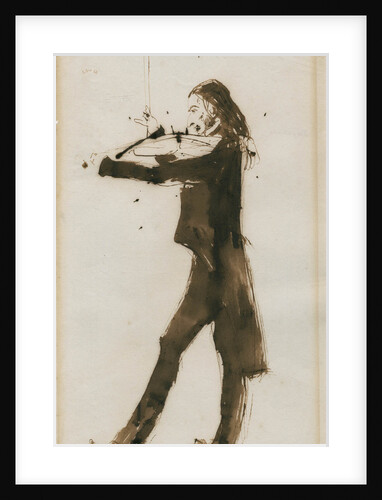 Portrait of Niccolò Paganini, 1831 by Sir Edwin Henry Landseer