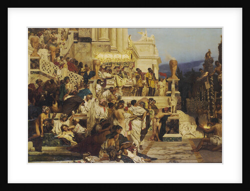 Leading Light of Christianity. Nero?s Torches, 1882 by Henryk Siemiradzki