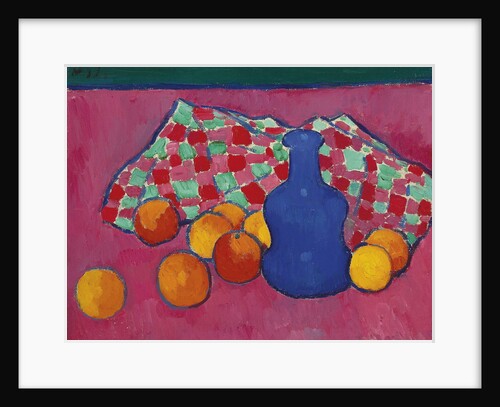 Blue Vase with Oranges, 1908 by Alexei von Javlensky