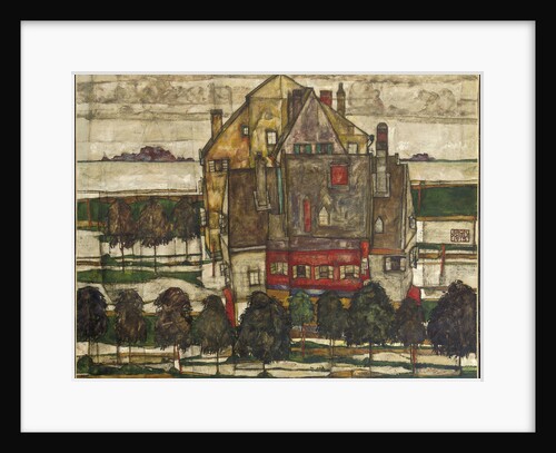 Single Houses, 1915 by Egon Schiele