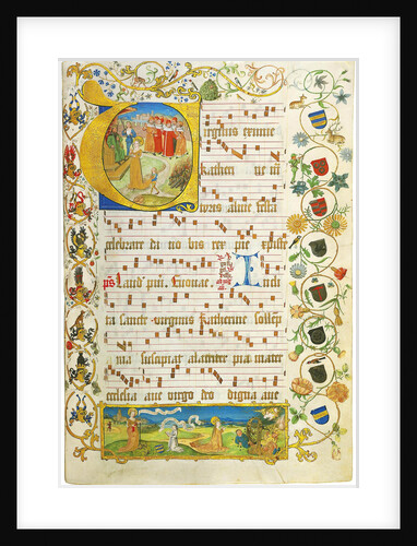 Leaf from Antiphonary for Elisabeth von Gemmingen, c. 1504 by Anonymous