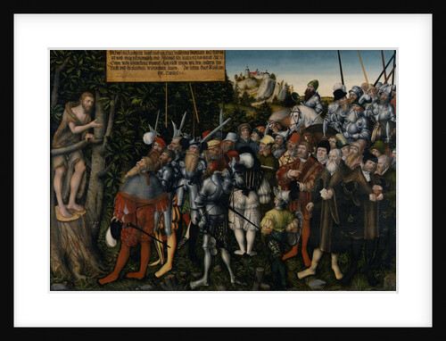 The Sermon of John the Baptist, 1549 by Lucas Cranach the Younger