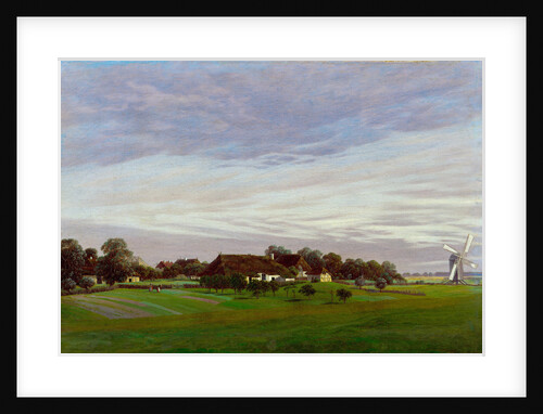 Flat Countryside (Near Greifswald), 1822-1823 by Caspar David Friedrich