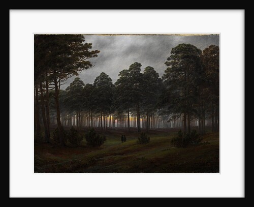 The times of day: The evening, 1821-1822 by Caspar David Friedrich