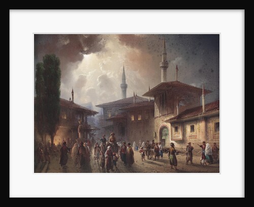 The Bakhchisaray Khans Palace, 1857 by Carlo Bossoli