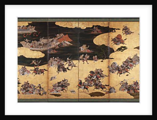 Battle scenes from the Tale of Heike (Heike Monogatari), First third of 17th cen by Anonymous
