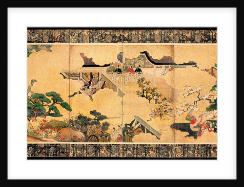 Scenes from The tale of Genji (Genji monogatari), 17th century by Anonymous