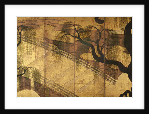 The River Bridge at Uji, 1568-1615 by Anonymous
