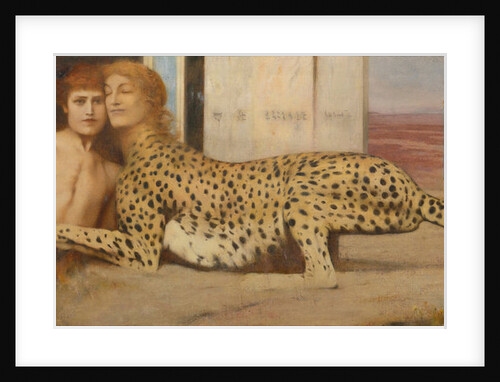 Caresses, 1896 by Fernand Khnopff