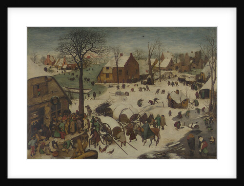 The Census at Bethlehem (The Numbering at Bethlehem), 1566 by Pieter Bruegel the Elder