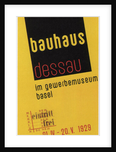 Bauhaus, 1929 by Anonymous