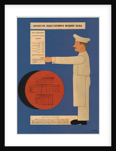 The five-year plan of public catering, 1931 by Dmitry Anatolyevich Bulanov