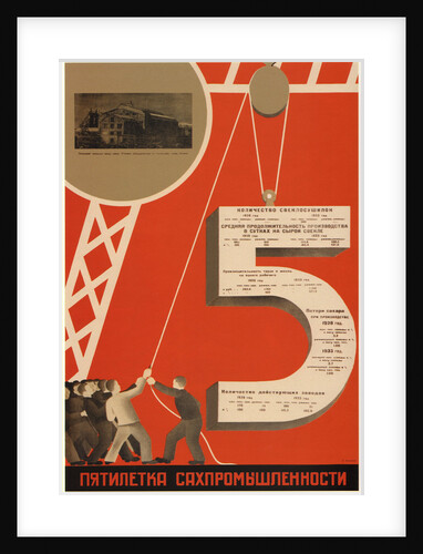 The five-year plan of the sugar industry, 1931 by Dmitry Anatolyevich Bulanov