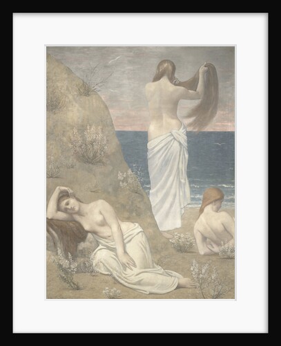 Young Girls by the Seaside, 1887 by Pierre Cécil Puvis de Chavannes