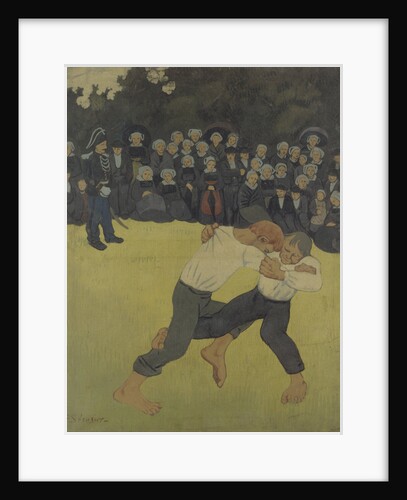 Breton Wrestling, 1890-1891 by Paul Sérusier