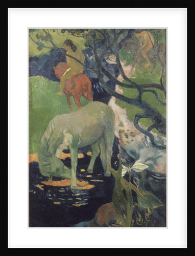 The White Horse, 1898 by Paul Eugéne Henri Gauguin