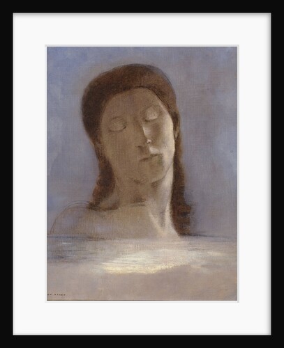 Closed Eyes, 1890 by Odilon Redon