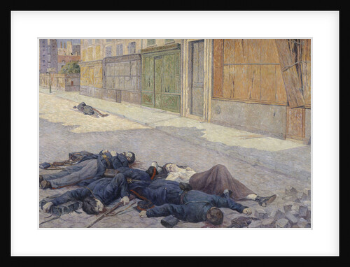 A Street in Paris in May 1871, 1903-1905 by Maximilien Luce