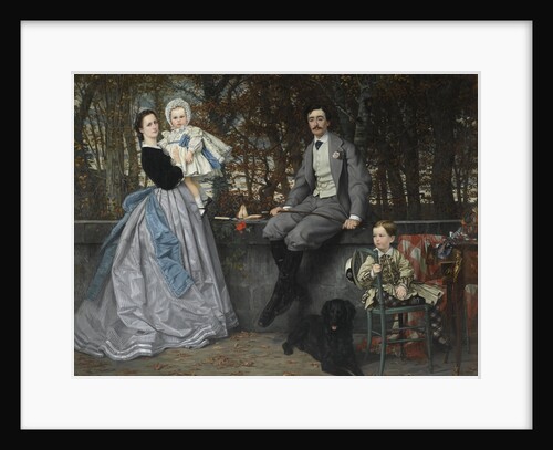 Portrait of the Marquis and Marchioness of Miramon and their children, 1865 by James Jacques Joseph Tissot