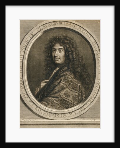 Portrait of the composer Jean-Henri d?Anglebert, 1689 by Pierre Mignard