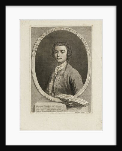 Portrait of the singer Farinelli (Carlo Broschi), 1735 by Jacopo Amigoni