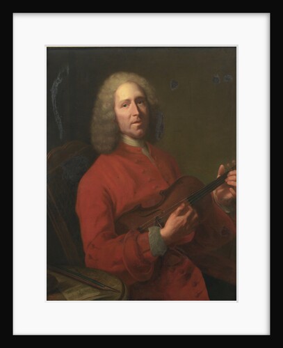 Portrait of the composer Jean-Philippe Rameau, 1728 by Jacques-Andrè Joseph Aved
