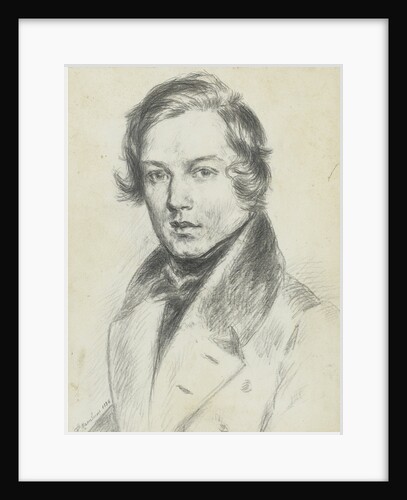 Robert Schumann, 1836 by F. Mannheim