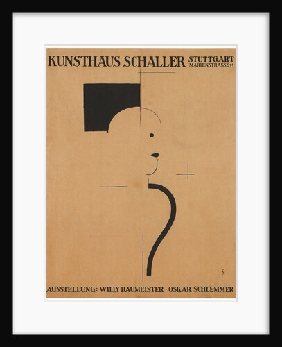 Art Exhibition: Willy Baumeister - Oskar Schlemmer, 1918 by Oskar Schlemmer