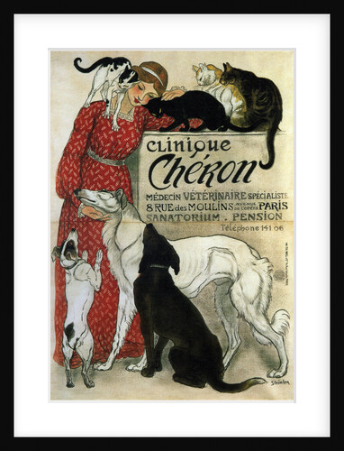 Clinique Chéron, 1905 by Théophile Alexandre Steinlen