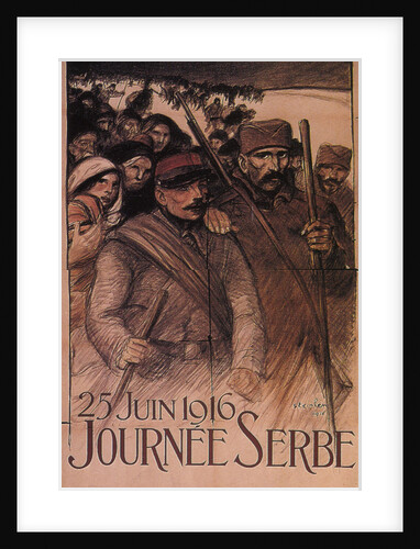 Serbia Day, 25 June 1916, 1916 by Théophile Alexandre Steinlen
