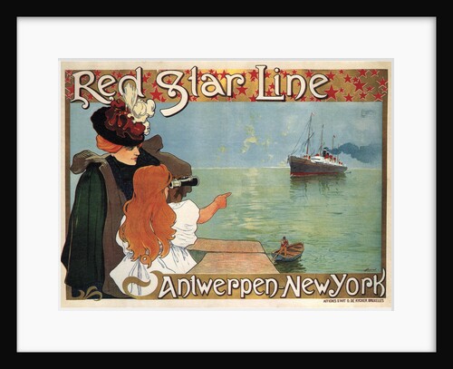Red Star Line, 1899 by Henri Cassiers