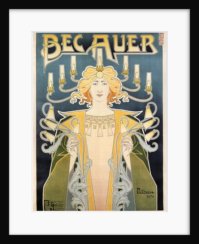 Bec Auer, 1896 by Henri Privat-Livemont