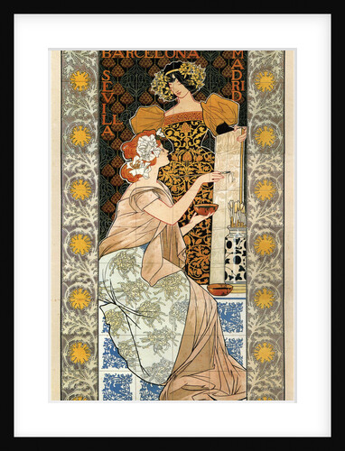 Mosaicos Escofet-Tejera (Advertising Poster), 1900 by Alejandro de Riquer Inglada