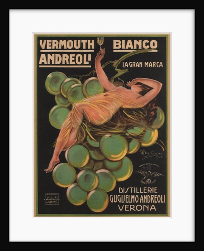 Vermouth Bianco Andreoli, 1921 by Attilio Bresciani