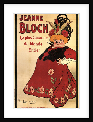 Jeanne Bloch, 1908 by Daniel de Losques