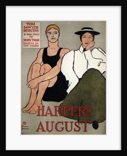 Harpers August, 1896 by Edward Penfield
