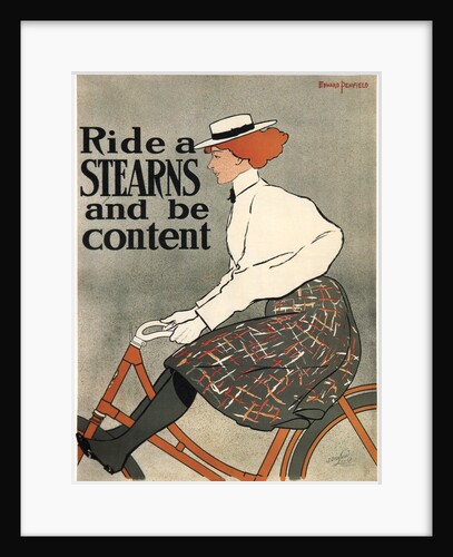 Ride a Stearns, 1896 by Edward Penfield