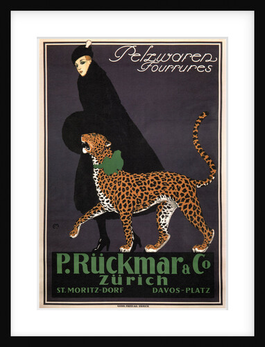 Fur goods P. Rückmar & Co, c. 1910 by Ernest Montaut