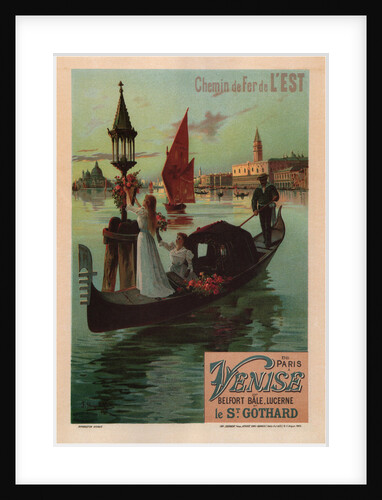 Chemins de fer de lEst, 1890 by Frédéric Hugo d'Alesi