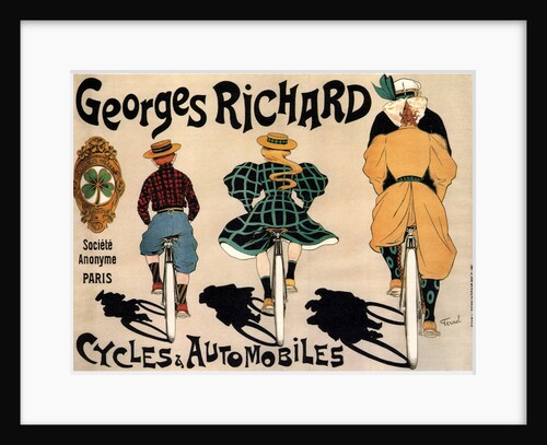 Cycles and cars Georges Richard, 1896 by Fernand Fernel