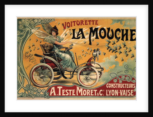 Voiturette La Mouche, 1900 by Francisco Tamagno