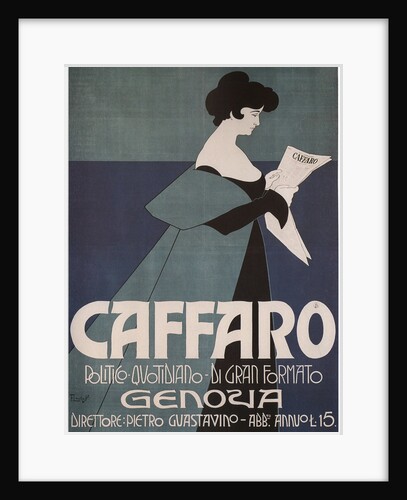 Caffaro Genoa Newspaper, 1901 by François Laskowski