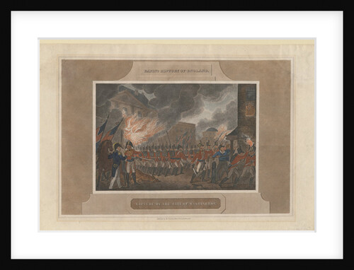 Capture and Burning of the city of Washington, 1815 by Anonymous