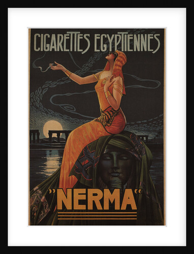 Egyptian cigarettes Nerma, 1924 by Gaspar Camps