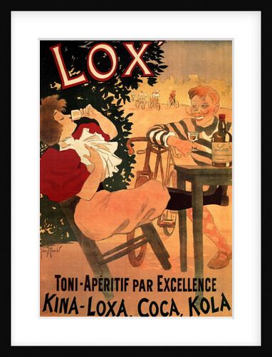 Lox Toni-Aperitif par Excellence. Kina-Loxa, Coca, Kola, 1895 by Henri Georges Meunier