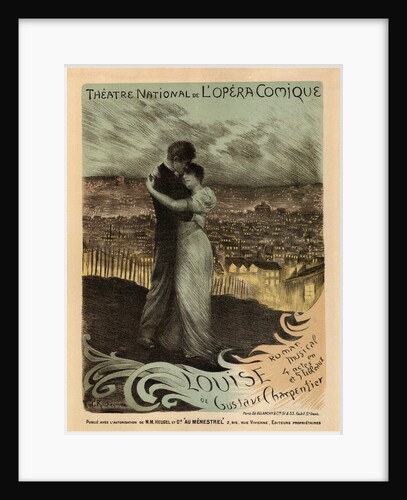 Poster for the Oper Louise by Gustave Charpentier, 1900 by Georges Antoine Rochegrosse