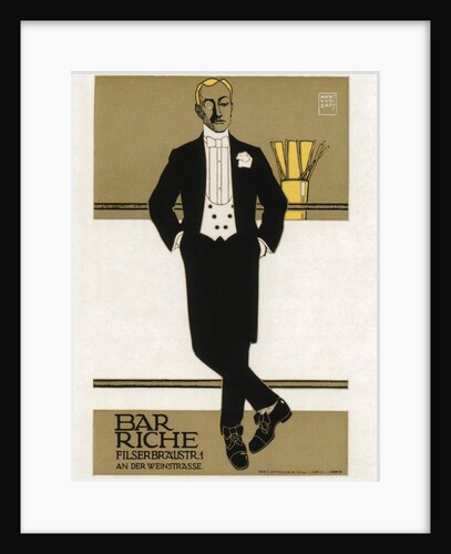 Bar Riche, 1907 by Hans Rudi Erdt