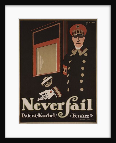 Never fail windows, 1911 by Hans Rudi Erdt
