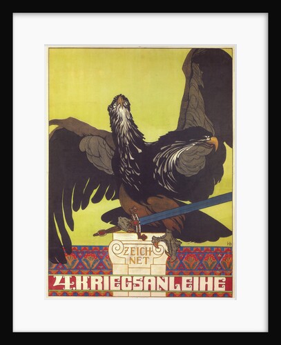 Subscribe to the fourth war loan, 1916 by Heinrich Lefler